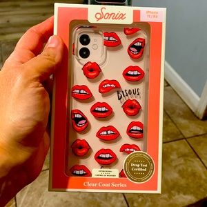 Sonix Apple iPhone 11/XR Case - Bisous Lips Kissing New